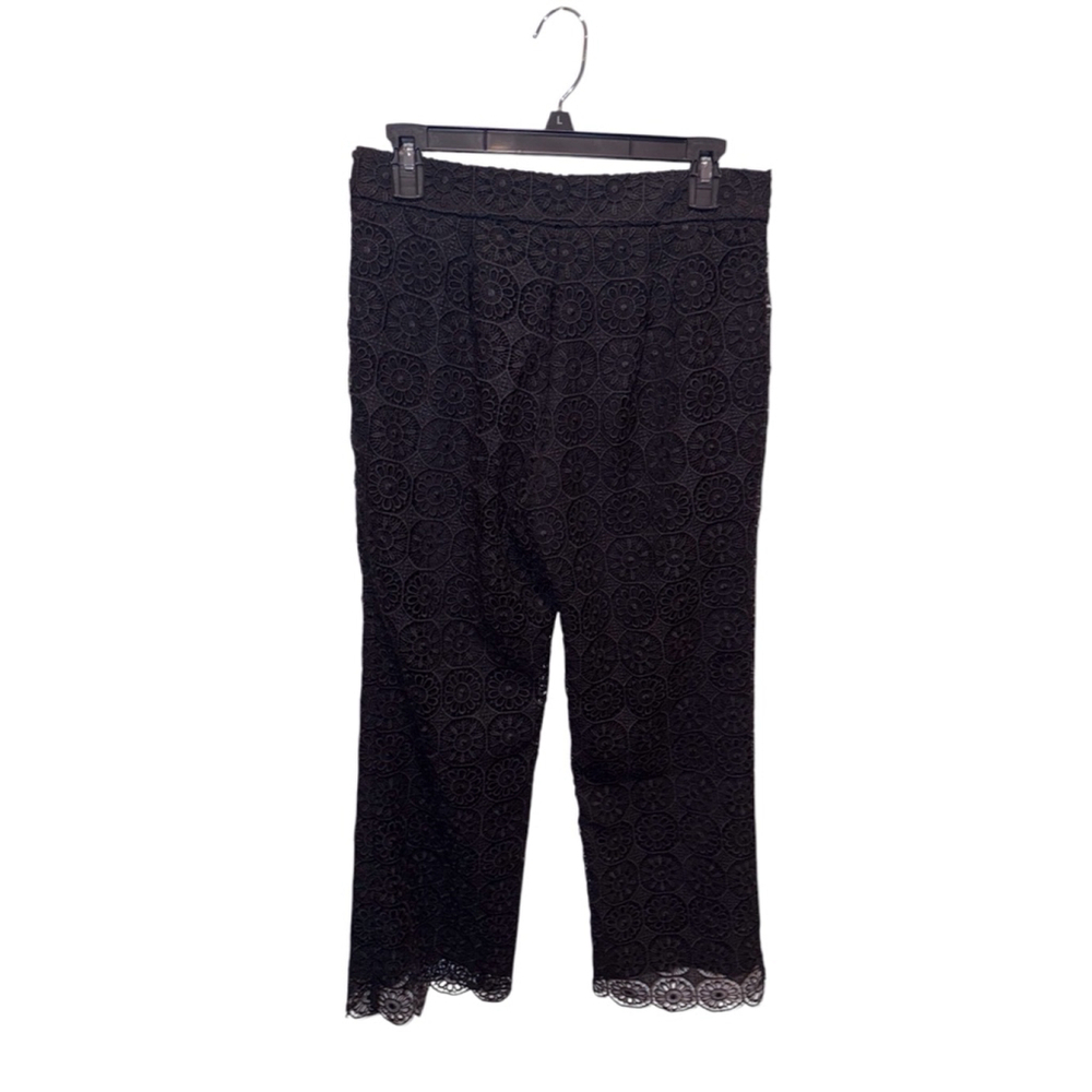 Women's Ann Taylor Black Lace Pants Size 4P